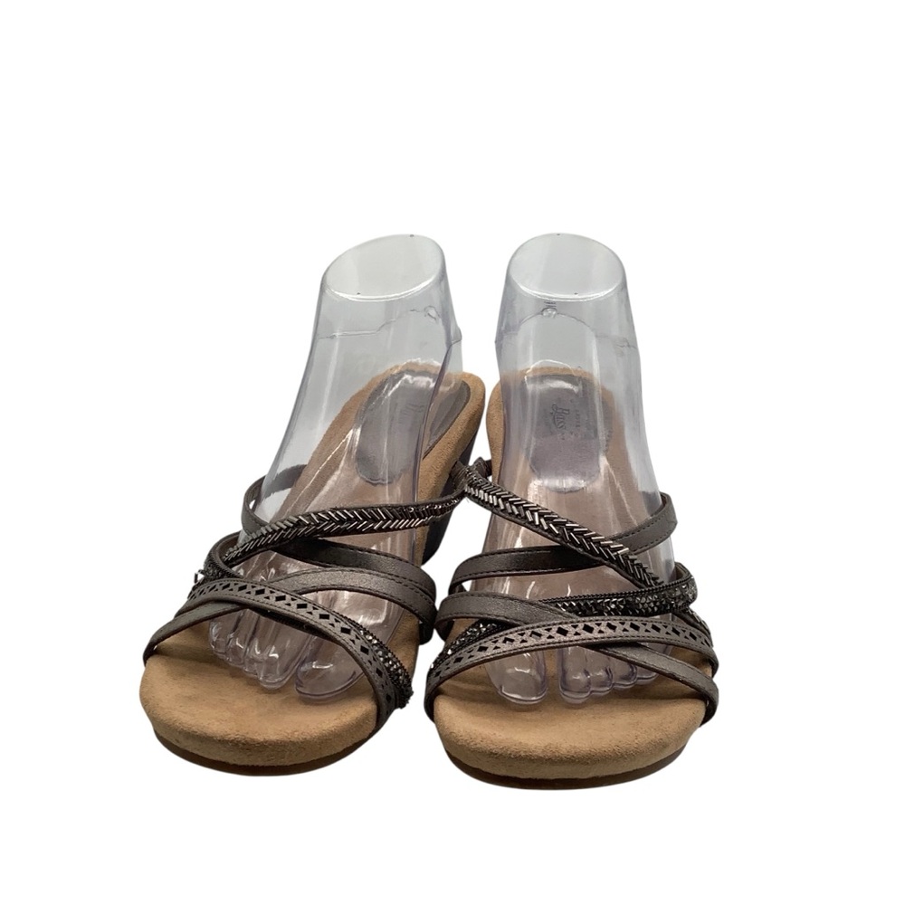 Bass Gray Sandals with Braided Straps size‎ 10